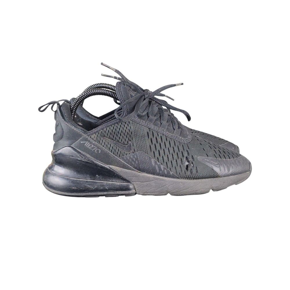 Nike Air Max 270 Triple Black GS Size 6Y